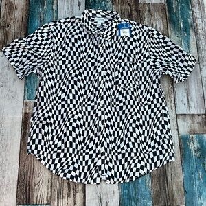 🚨3/$8🚨 New Mens large Arizona buttondown checkered